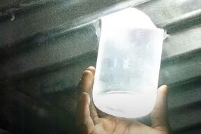 Solar light from plastic bottle demonstrates appropriate technology
